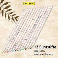 ONLINE® Save My World Buntstifte farbsortiert, 12 St.