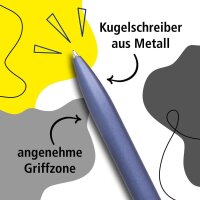 ONLINE® Kugelschreiber Octopen blau matt,...