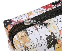 ONLINE® Schlampermäppchen Fluffy Cats Motiv, 22,0 x 7,0 cm
