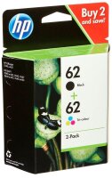 HP 62(N9J71AE) schwarz, color Druckerpatronen, 2er-Set