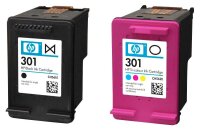 HP 301(N9J72AE) schwarz, color Druckerpatronen, 2er-Set