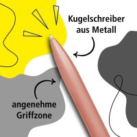 ONLINE® Kugelschreiber Octopen rosegold matt,...