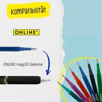 ONLINE® magiXX Design Gelschreiber Fluffy Cats 0,7 mm, Schreibfarbe: blau, 1 St.