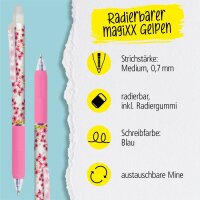 ONLINE® magiXX Design Gelschreiber Cherry Blossom 0,7 mm, Schreibfarbe: blau, 1 St.