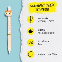 ONLINE® magiXX Fun Animals Gelschreiber Cat 0,7 mm, Schreibfarbe: blau, 1 St.
