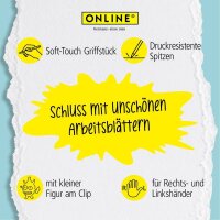 ONLINE® magiXX Fun Animals Gelschreiber Cat 0,7 mm, Schreibfarbe: blau, 1 St.