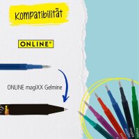 ONLINE® magiXX Fun Animals Gelschreiber Cat 0,7 mm, Schreibfarbe: blau, 1 St.