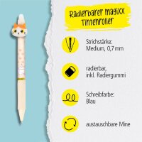 ONLINE® magiXX Fun Animals Gelschreiber Cat 0,7 mm, Schreibfarbe: blau, 1 St.