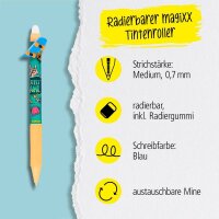 ONLINE® magiXX Fun Sports Gelschreiber Skater 0,7 mm, Schreibfarbe: blau, 1 St.