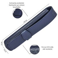 ONLINE® Schreibgeräte-Etui blau, 15,5 x 5,0 cm