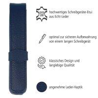 ONLINE® Schreibgeräte-Etui blau, 15,5 x 5,0 cm