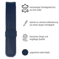 ONLINE® Schreibgeräte-Etui blau, 15,5 x 5,0 cm