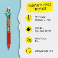 ONLINE® magiXX Fun Gelschreiber Monster 0,7 mm, Schreibfarbe: blau, 1 St.