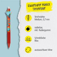 ONLINE® magiXX Fun Gelschreiber Monster 0,7 mm, Schreibfarbe: blau, 1 St.