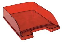 LEITZ Briefablage Plus rot-transparent DIN A4, 1 St.