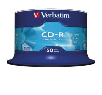 verbatim CD-R 700 MB, 50 St.