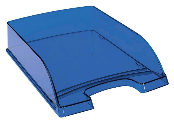 LEITZ Briefablage Plus blau-transparent DIN A4, 1 St.