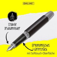 ONLINE® Campus Soft Patronenfüller schwarz M...