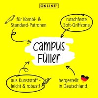 ONLINE® Campus Soft Patronenfüller schwarz M (mittel), 1 St.