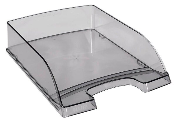 LEITZ Briefablage Plus grau-transparent DIN A4, 1 St.