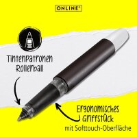 ONLINE® Campus Soft Tintenroller schwarz 0,7 mm,...