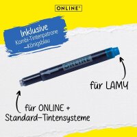 ONLINE® Campus Rosegold Patronenfüller rosegold M (mittel), 1 St.