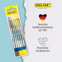 ONLINE® Kugelschreiberminen M blau, 6 St.