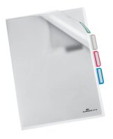 DURABLE Organisationshüllen DIN A4 transparent genarbt 0,16 mm, 5 St.