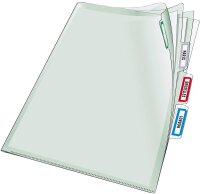DURABLE Organisationshüllen DIN A4 transparent genarbt 0,16 mm, 5 St.