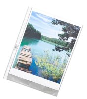 DURABLE Prospekthüllen DIN A4 transparent genarbt 0,045 mm, 100 St.