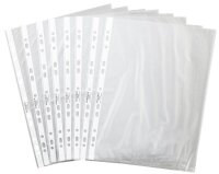 DURABLE Prospekthüllen DIN A4 transparent genarbt 0,045 mm, 100 St.