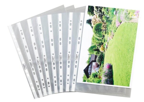 DURABLE Prospekthüllen 2672 BUSINESS DIN A4 glasklar glatt 0,05 mm, 100 St.