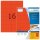 HERMA Etiketten 4257 rot 105,0 x 37,0 mm, 100 Blatt