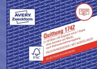 AVERY Zweckform Quittung für Kleinunternehmer (ohne...