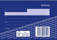 AVERY Zweckform Quittung für Kleinunternehmer (ohne MwSt.-Ausweis) Formularbuch 1742, 1 St.