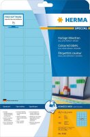 HERMA Etiketten 4368 blau 45,7 x 21,2 mm, 20 Blatt