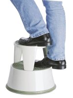 ALCO Rollhocker 895 grau Metall