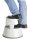 ALCO Rollhocker 895 grau Metall