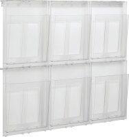 helit Wandprospekthalter the placativ transparent DIN A4...
