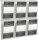 helit Wandprospekthalter the placativ transparent DIN A4 6 Fächern 85,2 x 6,8 x 65,2 cm, 1 St.