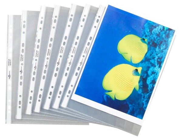 DURABLE Prospekthüllen DIN A4 glasklar glatt 0,08 mm, 50 St.