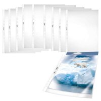 DURABLE Prospekthüllen DIN A4 transparent genarbt...