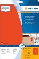HERMA Etiketten 4422 rot 210,0 x 297,0 mm, 20 Blatt