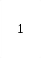 HERMA Etiketten 4422 rot 210,0 x 297,0 mm, 20 Blatt