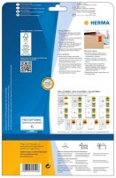 HERMA Etiketten 4422 rot 210,0 x 297,0 mm, 20 Blatt