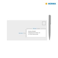 HERMA Etiketten 5060 blau 105,0 x 42,3 mm, 20 Blatt