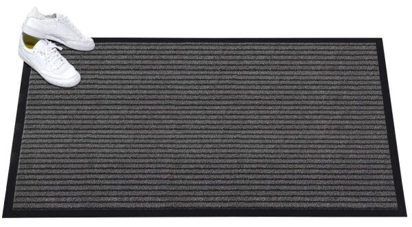 Mercury Fußmatte Grattant anthrazit gemustert 90,0 x 150,0 cm