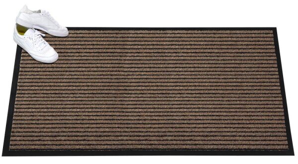 Mercury Fußmatte Grattant braun gemustert 90,0 x 150,0 cm