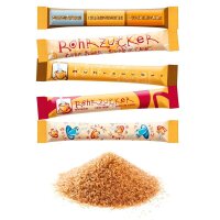 HELLMA  Rohrohrzucker-Sticks, 50 x 4,0 g