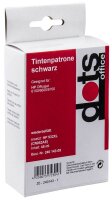 dots  schwarz Druckerpatrone kompatibel zu HP 932XL...